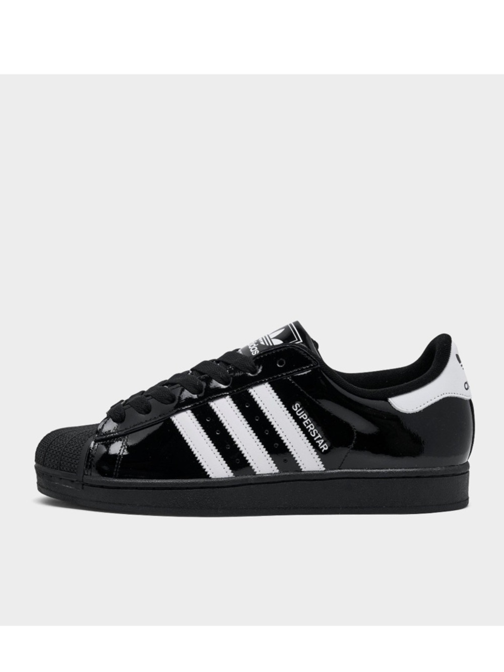 Adidas Originals Mens superstar II Patent Leather Casual Sneakers JR7313
